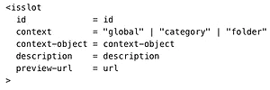 Can an isslot Element have a dynamic ID?