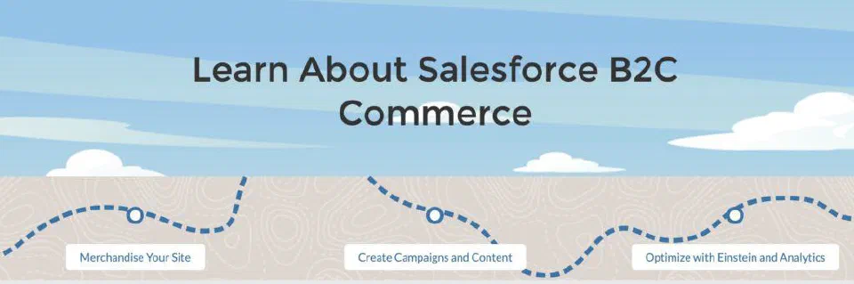 Archived Learn Commerce Cloud landing page.