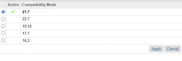 Change Code Compatibility Mode in SFCC