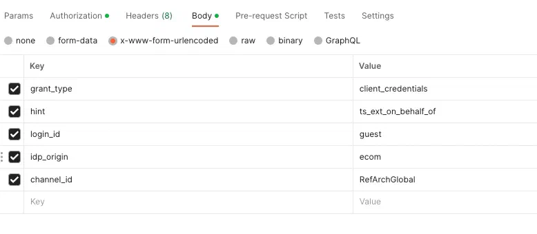 Trusted-system extension authentication flow used before calling createOrders.