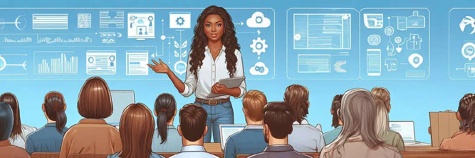 Illustration introducing the Technical Architect role in Salesforce.